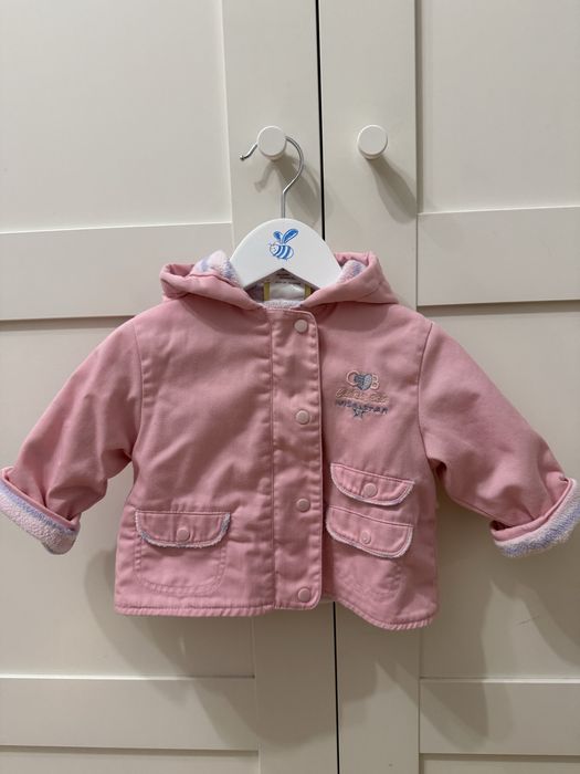 Kurtka dla dziewczynki różowa rozmiar  74