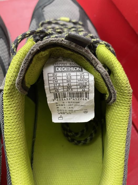 Quechua  43/44 evofit 5+ Gore tex Оригінальні трекінгові кросівки черевики чоловічі для походів туризму Refuge pro gtx moab low olive black