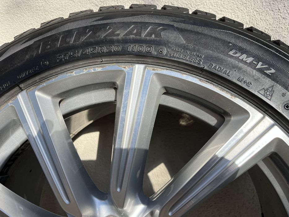 Оригінальні диски Volvo XC90 - 20” з зимовою резиною Bridgestone Blizzak DM -V2
