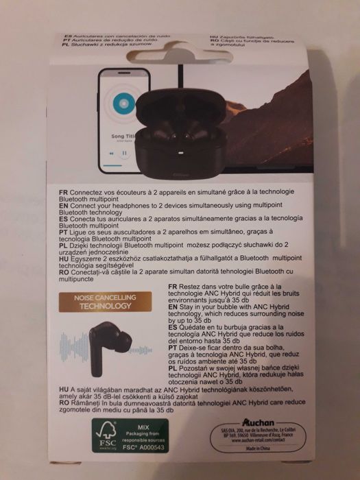 Auriculares Bluetooth cancelamento ruido Novos phones canceling noise