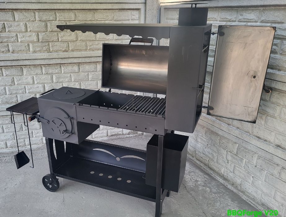 5мм • ВІД ЗАВОДУ • ГАРАНТІЯ • Мангал Коптильня Смокер / Піч Під Казан