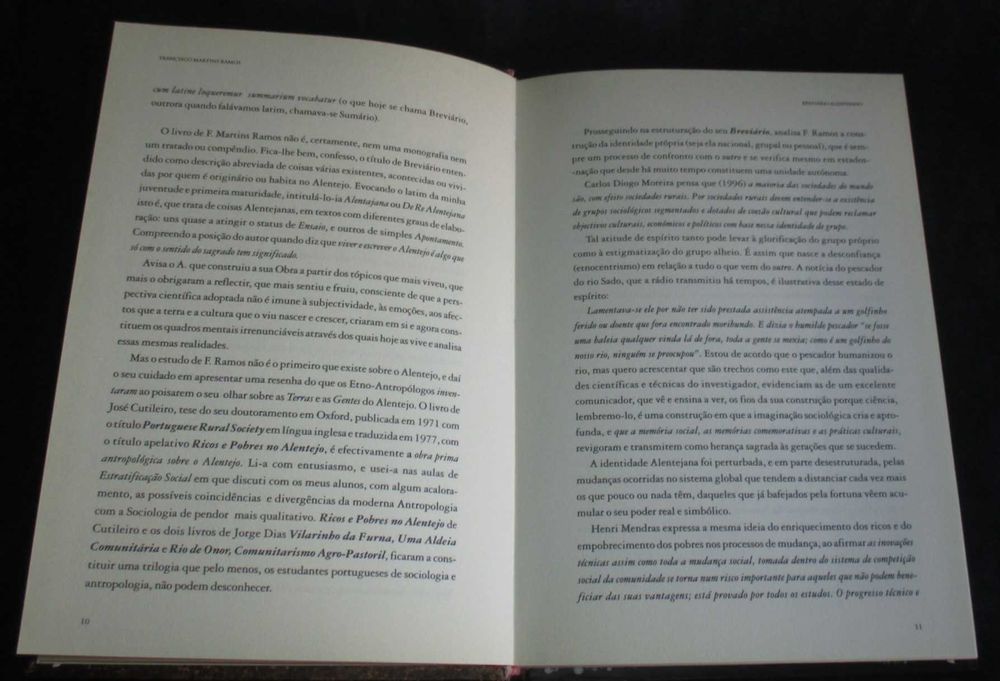 Livro Breviário Alentejano Francisco Martins Ramos Autografado