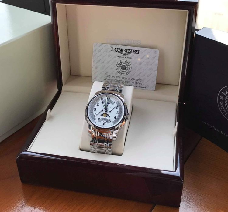 * jak nowy* LONGINES Moonphase Retrograde St. Imier (limitowana edycja)
