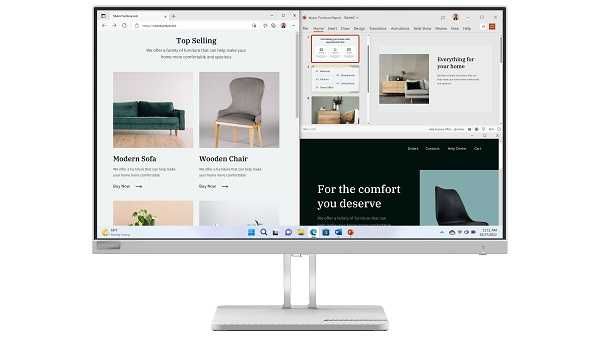 Monitores Lenovo L27-e40, como Novos