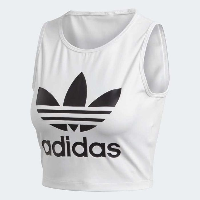 ADIDAS Cropped Tank Top Nowa Koszulka Damska E 32-40 Oryginalna 100%