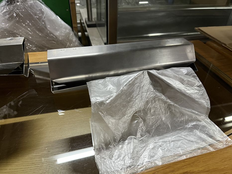 Dispensador de sacos de rolo em inox