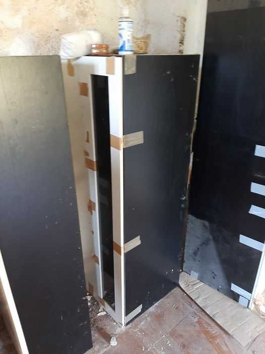 Móveis de sala modernos brancos e pretos