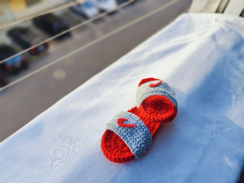 Knitted baby sandle fo 0-3 months baby