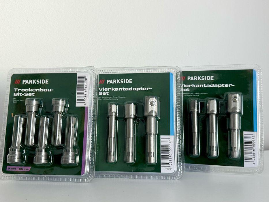 Parkside Набір біт для гіпсокартону 50мм квадратних адаптерів