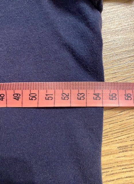 Koszulka męska Abercrombie & Fitch - rozmiar L, bawełna, granatowa