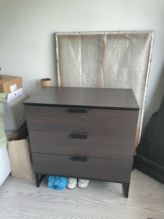 Cómpda ikea MALM de 3 gavetas, branco + OFERTA