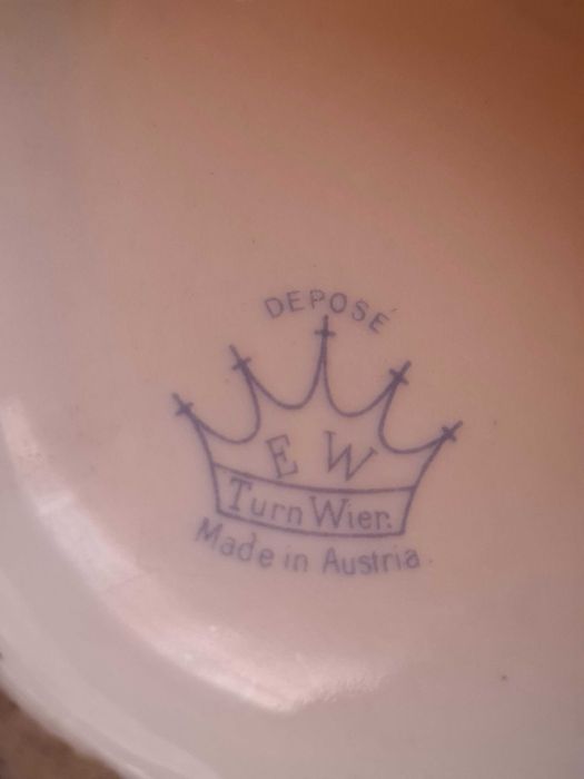 Porcelana Arte Nova Erns Wahliss Turn Wein