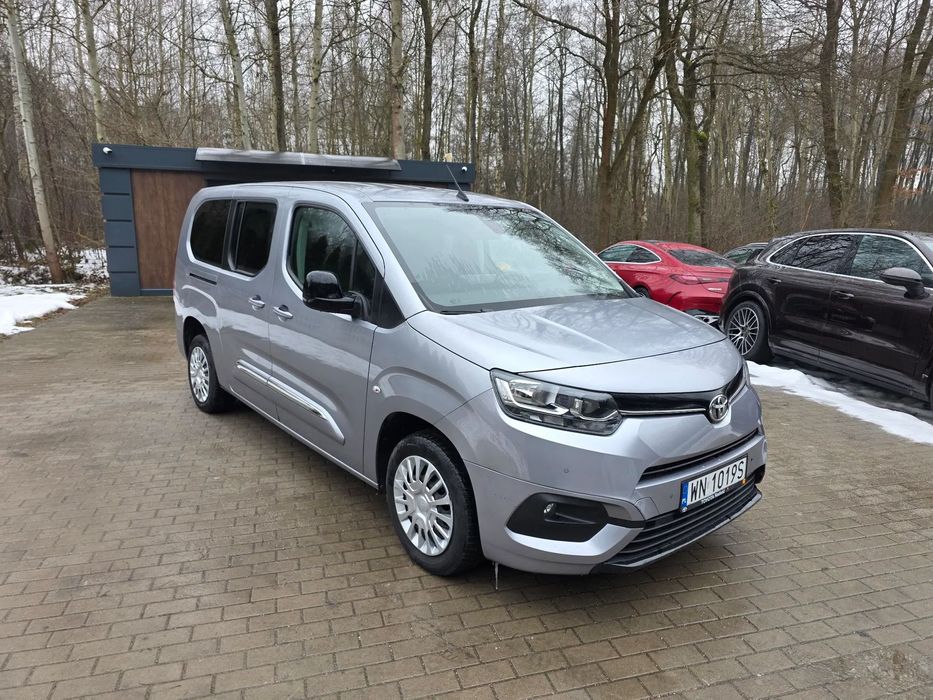 Toyota Proace City Verso Long, L2, 7 Miejsc, Polska Salon, 1 Właściciel, Serwis, 2023, Vat23%