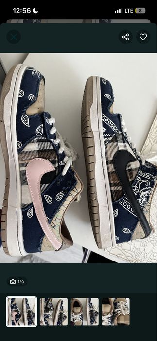 buty dunk low jordan travis scott