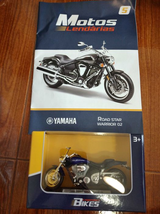 Maquetes de motos de colecção e fascículos