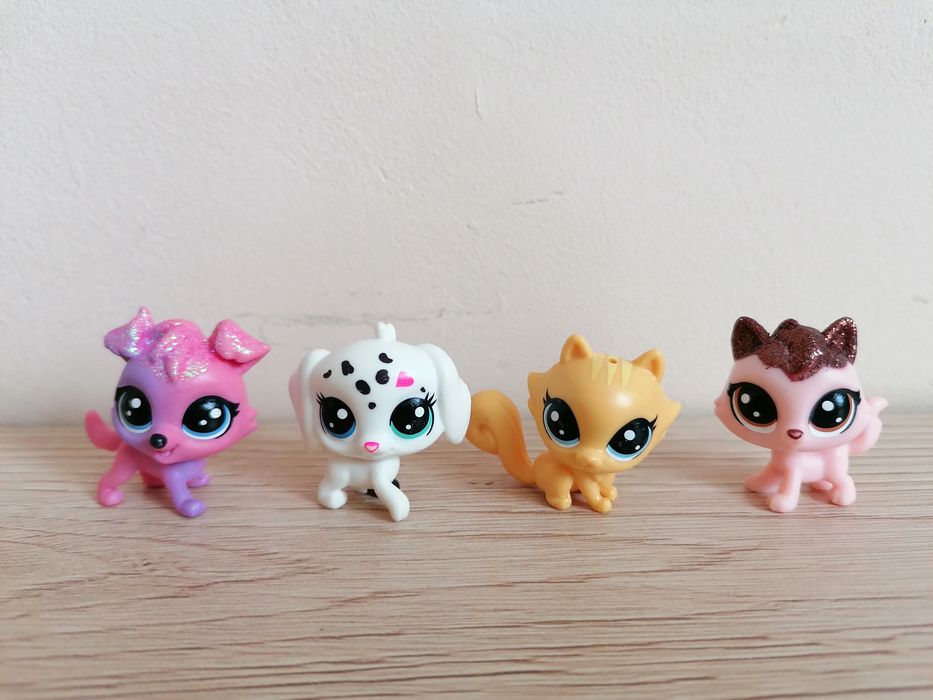 Littlest pet shop lps zestaw małych kotków i piesków