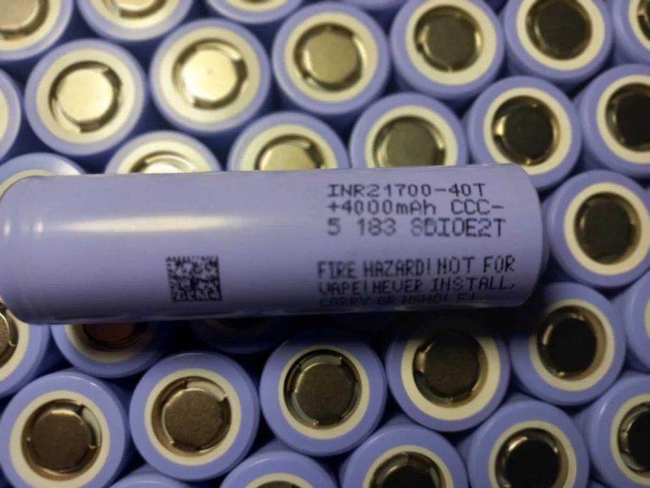 Samsung INR21700-40T 35A 4000mah нові високострумові 21700 35А 4.0Ah