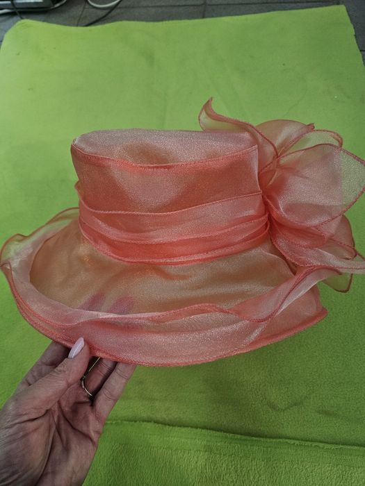 Вінтажний пляжний капелюх asos шляпа пляжная органза