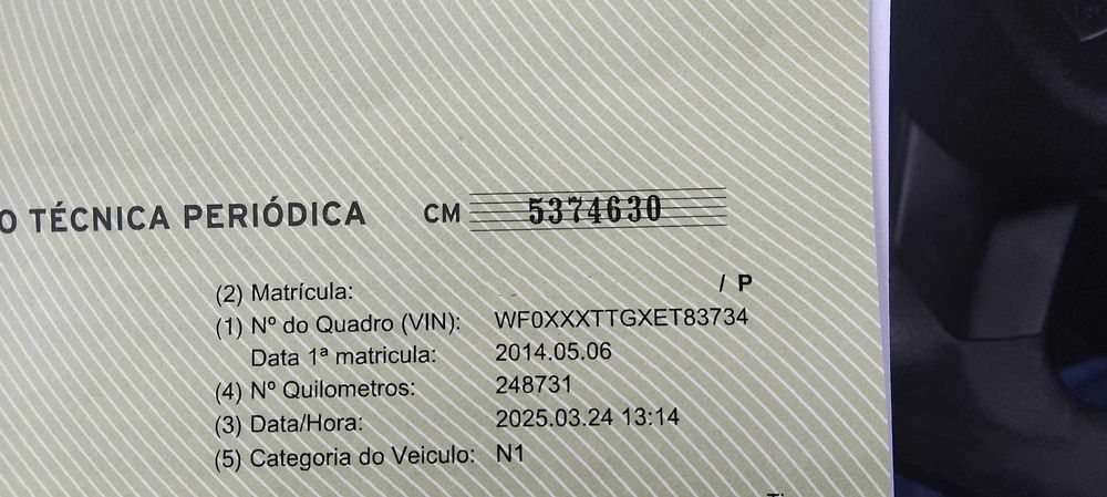 Ford Transit 2.2 Longa 2014