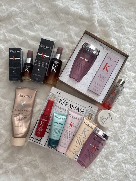 Kerastase duży zestaw pustych opakowań