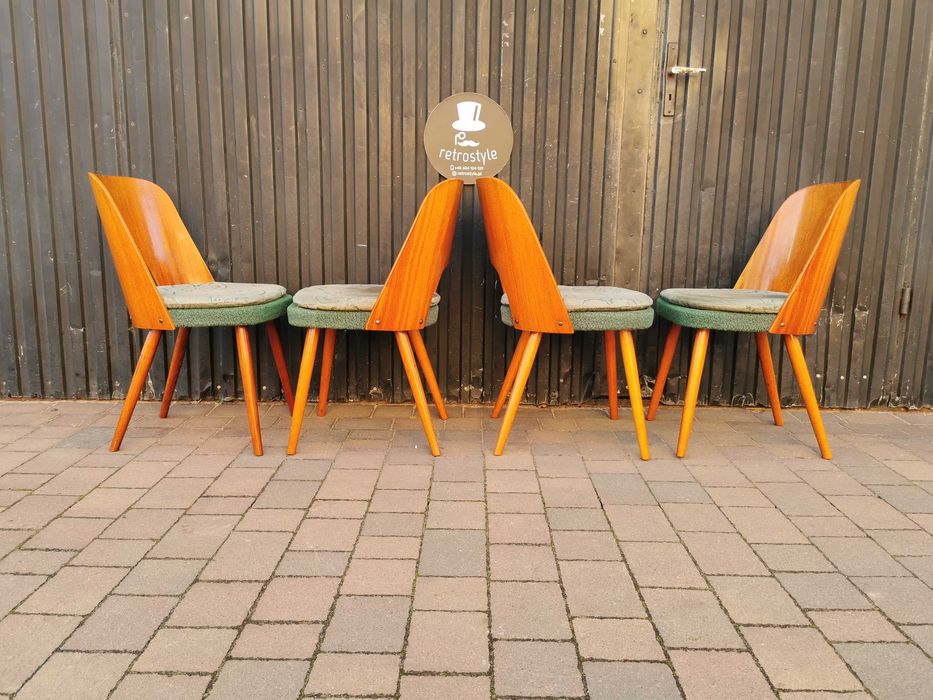 Krzesła TON (Thonet) proj. Oswald Haerdtl, Czechosłowacja '60, PRL
