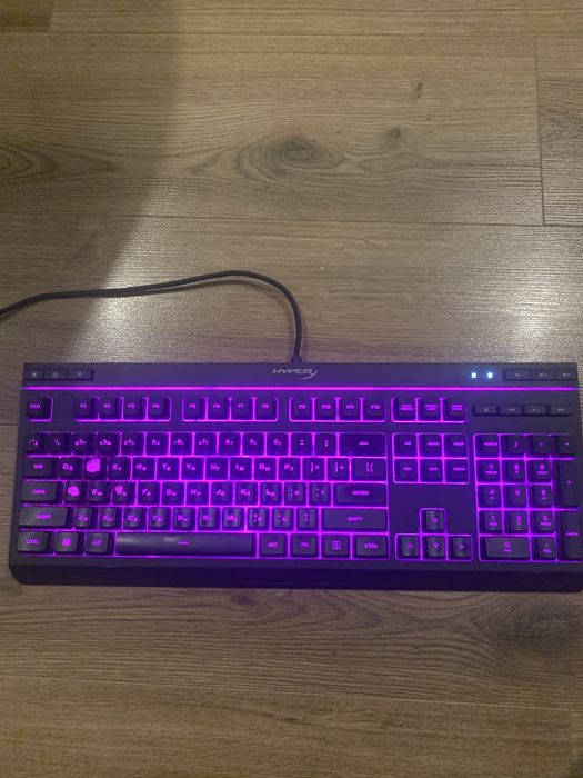Клавіатура дротова HyperX Alloy Core RGB Membrane Gaming USB