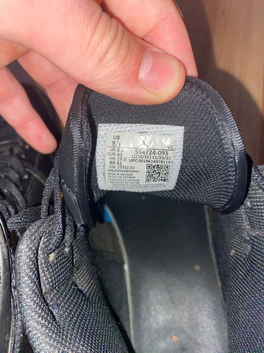 Nike air Jordan 1 Preto