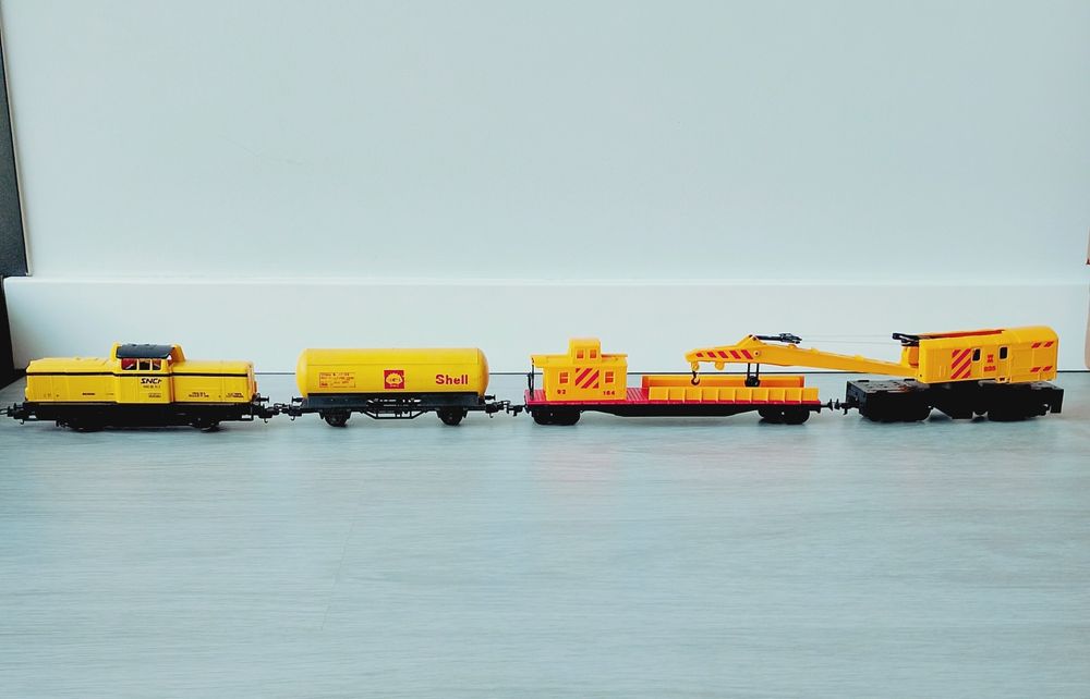 Conjunto locomotiva V100 + Grua H0 1:87