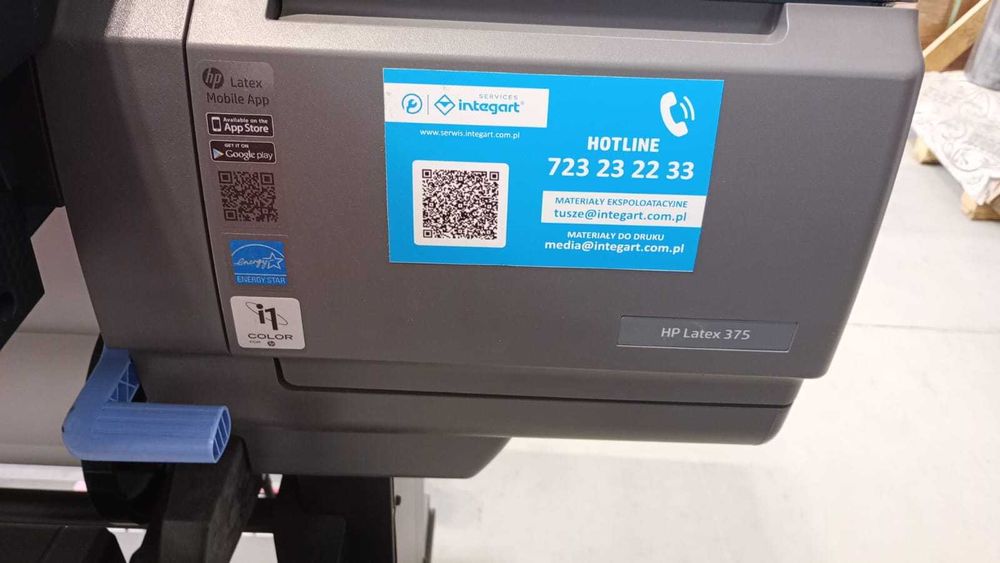 Ploter wielkoformatowy HP LATEX 375 – niski przebieg