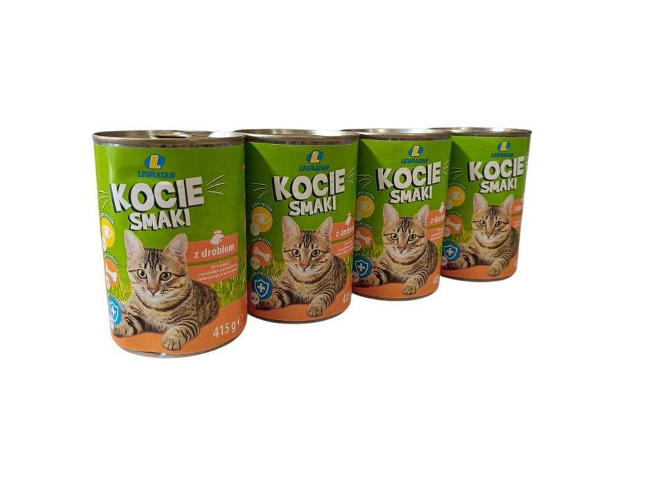 50szt×400gram.Puszka dla kota w miksie smaków