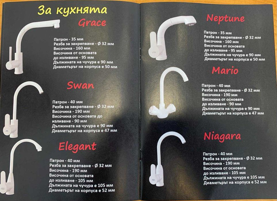 Змішувач пластиковий на кухню Perfekt Neptune