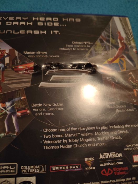 Spiderman 3 PlayStation 2
