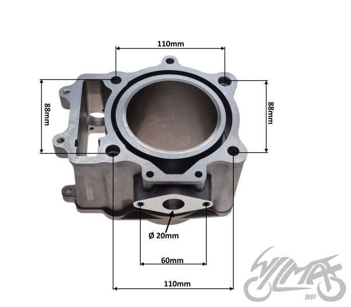 CYLINDER do CF MOTO 500 kpl .nowy wysyłka oryginał