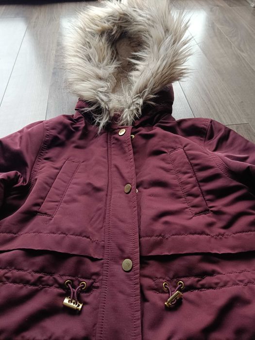 Kurtka parka zimowa H&M 140 ciepła