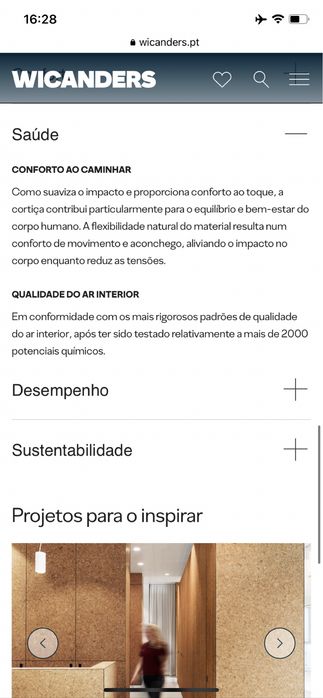 Pavimento Wicanders - Topo de Gama Wood Essence - D886003 Platinum Chalk Oak