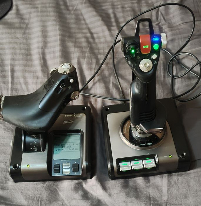 Дротовий джойстик Logitech G Saitek X 52 Pro Flight