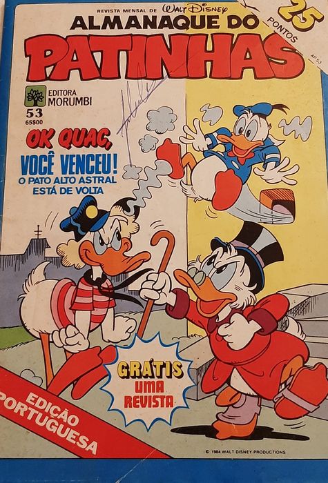 Livro bd n 53 almanaque do patinhas