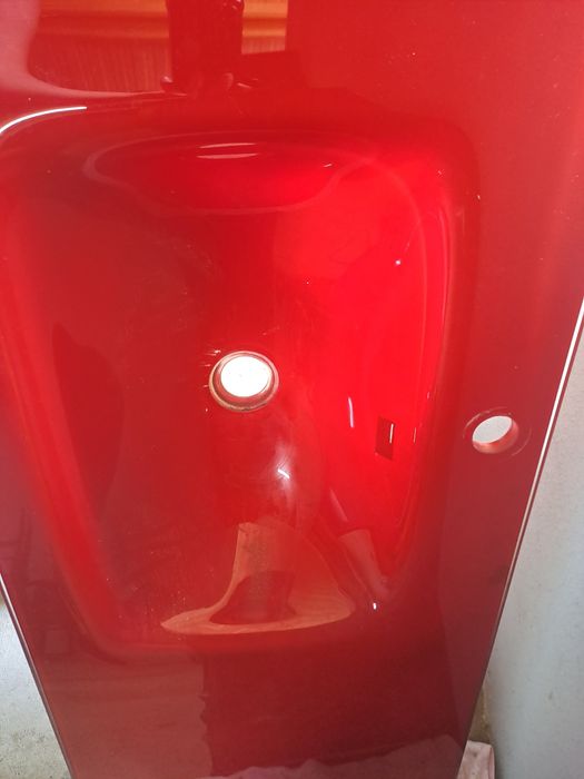 Lavatório bancada em vidro