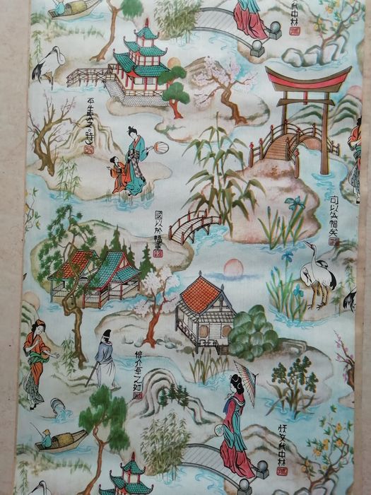 Papel-Autocolante, com motivo Oriental