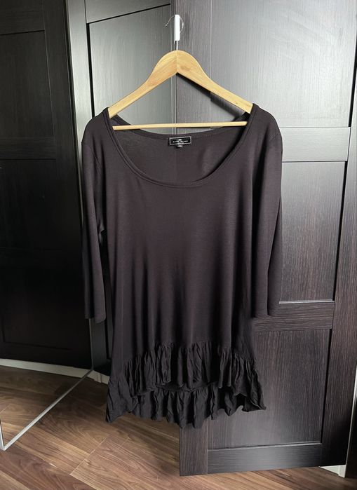 40(L) czarna bluzka River Island wiskoza
