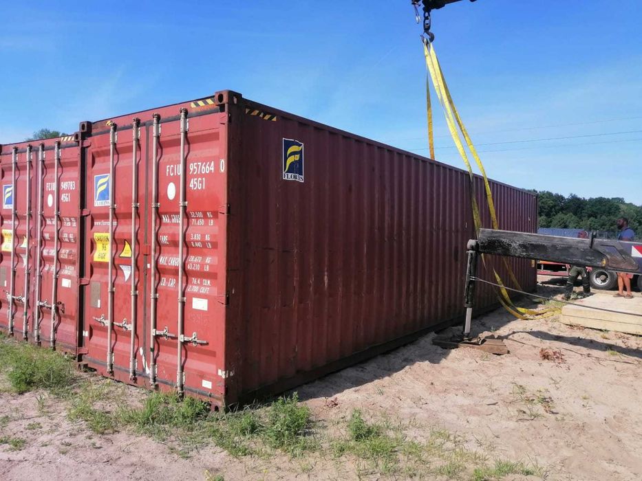 Rozładunek i Transport – Kontener Morski 40HC High Cube