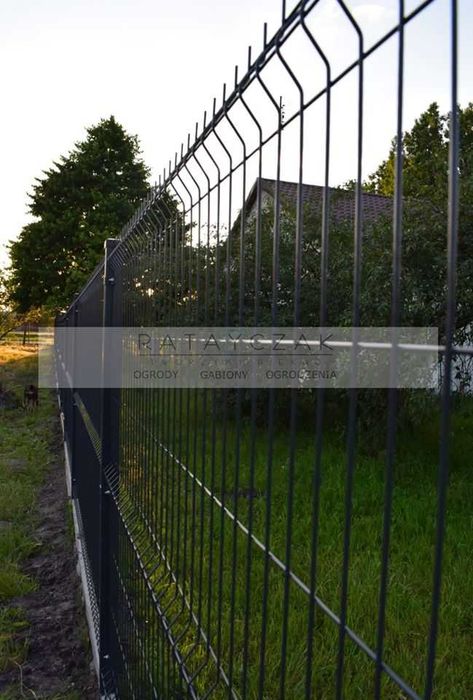 Panel siatkowy ogrodzeniowy Panele systemowe Ogrodzenie Panelowe 1,23m