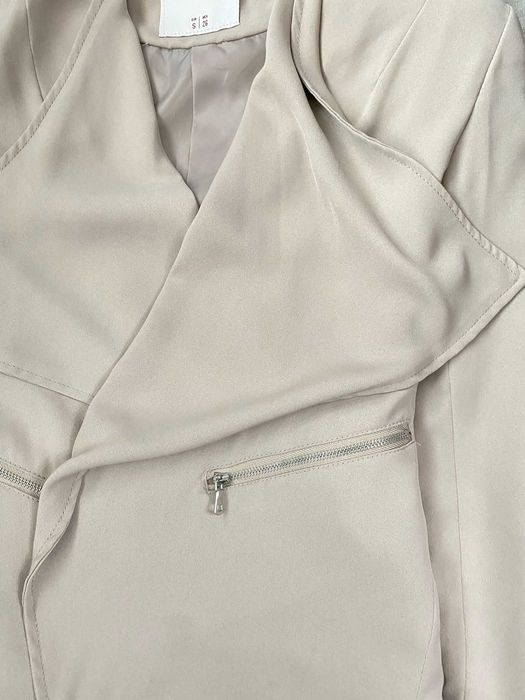 Casaco tipo blazer (fino), bege/creme, da Pull & Bear