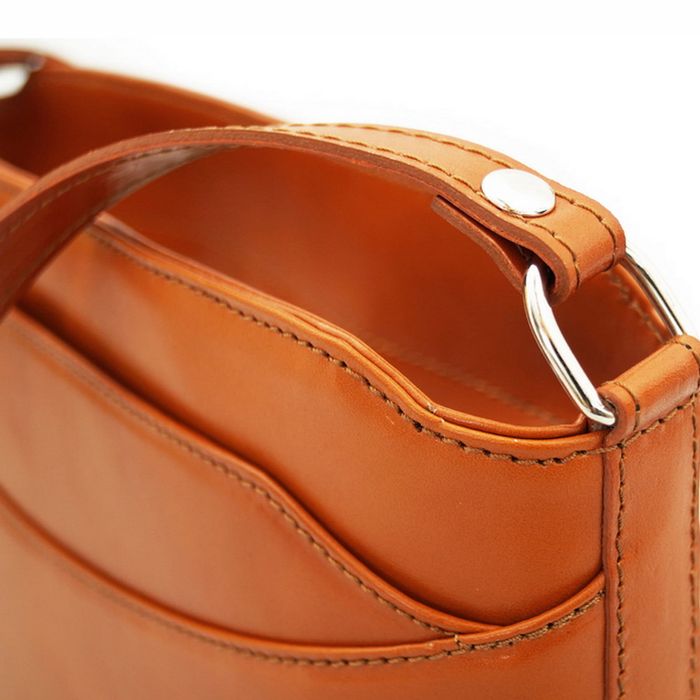 VERA PELLE torebka listonoszka duża klasyczna z paskiem V063 c.bordowa