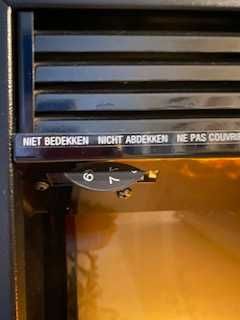 Lareira elétrica com Moldura em pedra