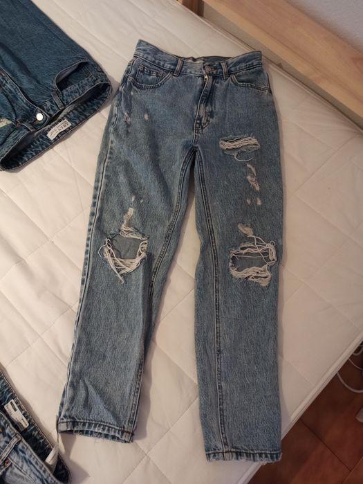 Calças de ganga de mulher