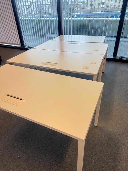 Biurko 160x80 białe stół biurka stoły biuro dom szkoła praca zdalna