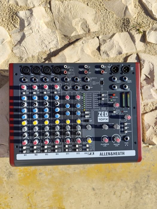 Mesa de mistura allen & heath zed 10fx