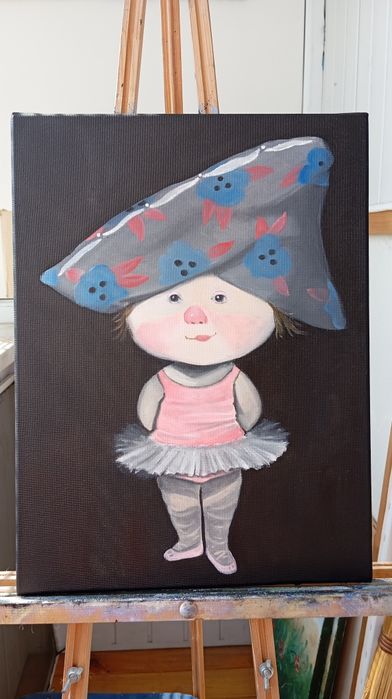 Картины маслом по мотивам Гапчинской. Ручная работа, живопись, подарок