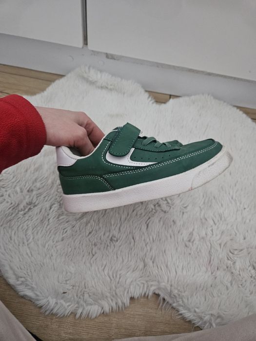 Buty na rzepy zielone 30 chłopiec